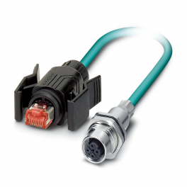 VS-M12FSBP-IP67/B-93E-LI/2,0 Network cable