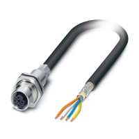 VS-M12FSBP-OE-936-4,0 Device connector rear mounting