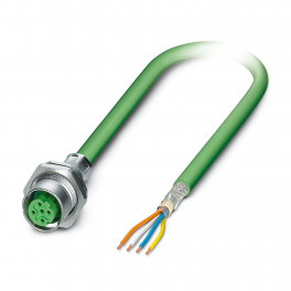 VS-OE-M12FSBP-93R-LI/2,0X Device connector rear mounting