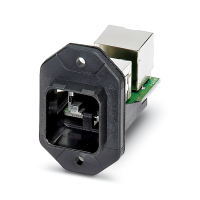 VS-PPC-F1-RJ45-POBK-1RF-BU/BU Panel-mount frame