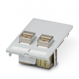 VS-SI-FP-2RJ45-5-MOD-BU/BU Front plate