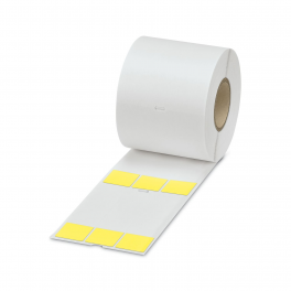 WML HF 22(25X25)R YE Wire-wrap label