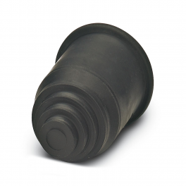 WP-EC TPE HF 10,0 BK Transition sleeve from hose to cable