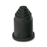 WP-EC TPE HF 21,2 BK Transition sleeve from hose to cable