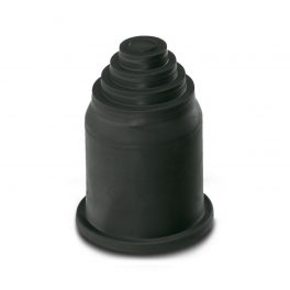 WP-EC TPE HF 21,2 BK Transition sleeve from hose to cable