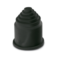WP-EC TPE HF 28,5 BK Transition sleeve from hose to cable