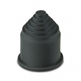 WP-EC TPE HF 34,5 BK Transition sleeve from hose to cable