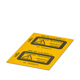 WS-4K Warning label