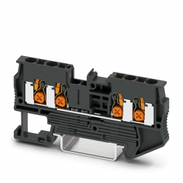 XT 2,5-QUATTRO BK Feed-through terminal block