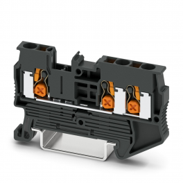XT 2,5-TWIN BK Feed-through terminal block