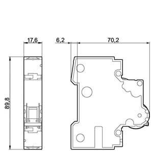 5SY6 110-6 automatas 1P, B10, 6kA 1