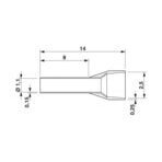 AI 0,5-8 WH-S - Ferrule 1