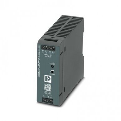 PS-EE-2G/1AC/24DC/75W/SC, power supply, 24 VDC, 3,125 A