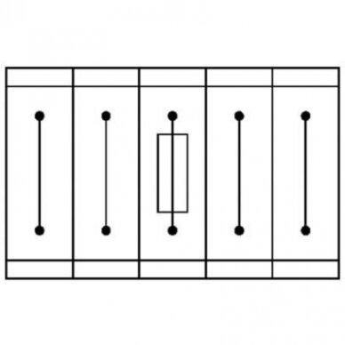 UK 5-HESILED 24 saugiklio laikiklis,30V 1